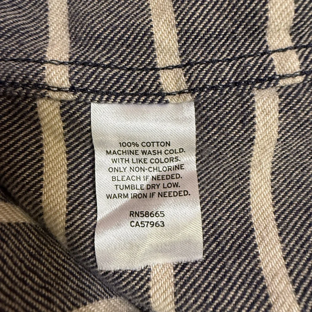 Tucker + Tate black and Cream Striped Shirt